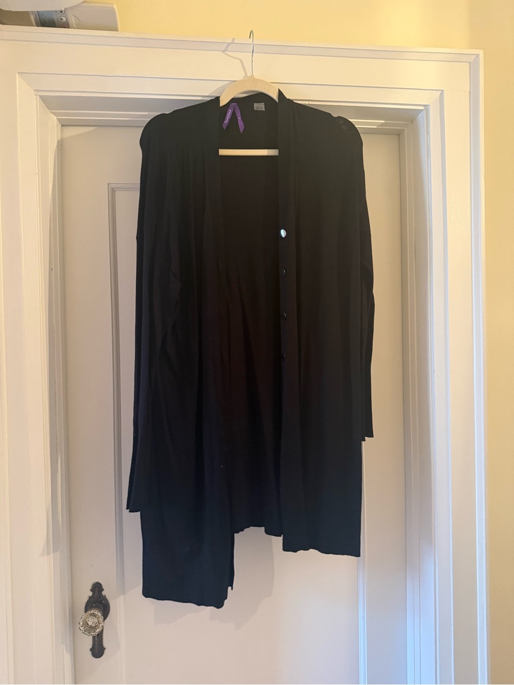 Black Lightweight Maternity Cardigan